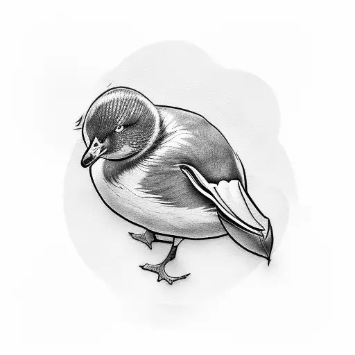 pato tattoo design idea