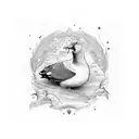 pato tattoo design idea