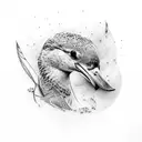pato tattoo design idea