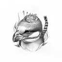 pato tattoo design idea