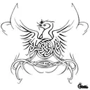 celtic Phoenix  tattoo design idea