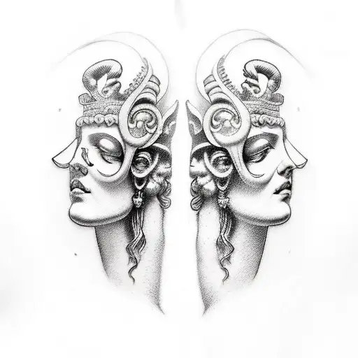 greek mythology tattoo design idea