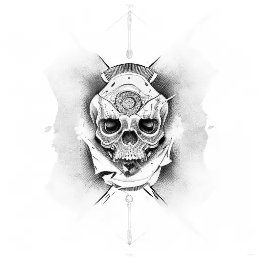 trust no one but god tattoo design idea