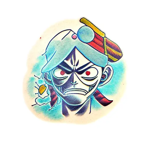 luffy tattoo design idea