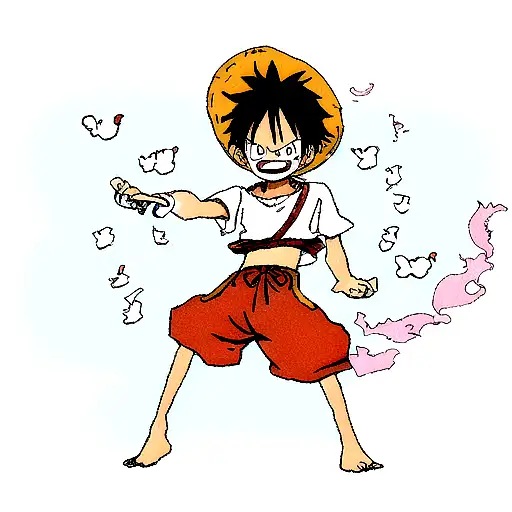 luffy tattoo design idea