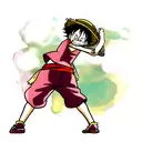 luffy tattoo design idea