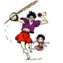 luffy tattoo design idea