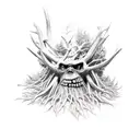 leshy witcher body tattoo design idea