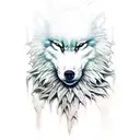leshy witcher wolf tattoo design idea