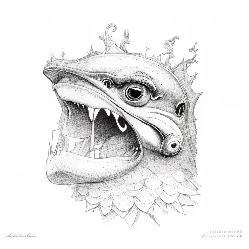 adhd lighthouse tattoo design idea