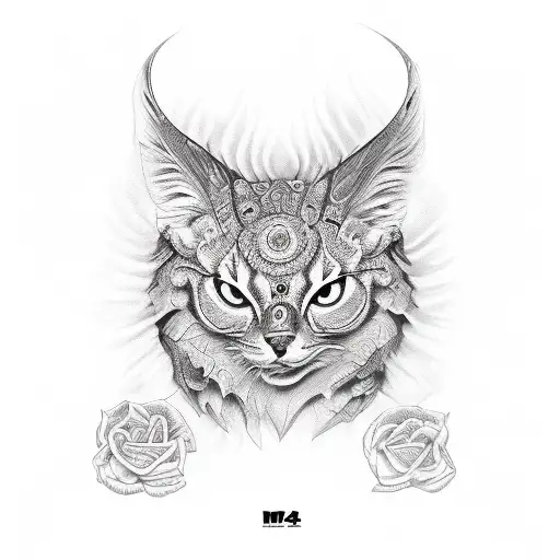 hand touching tattoo design idea