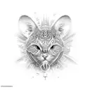 hand touching tattoo design idea