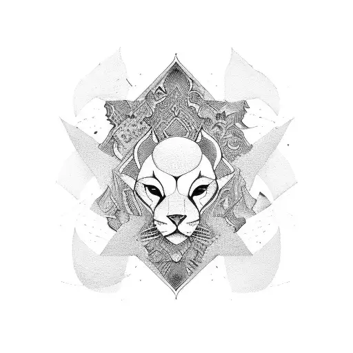 persian empire tattoo design idea