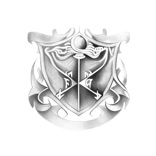 Harry Potter universe symbols merged tattoo design idea