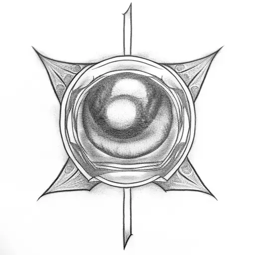 wizard, golden snitch and speed  tattoo design idea