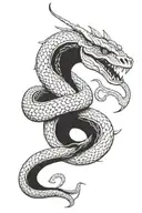 viper snake bull firearms ninja tattoo design idea