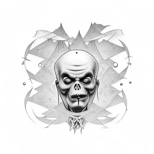 Addams family tattoo design idea