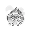 sisyphus tattoo design idea