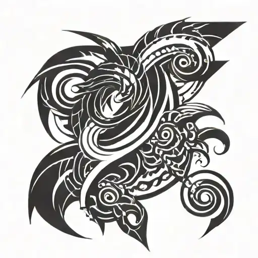 anime sleeve tattoo tattoo design idea