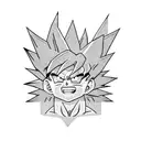 goku black  tattoo design idea