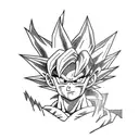goku black  tattoo design idea