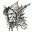 baba yaga tattoo design idea