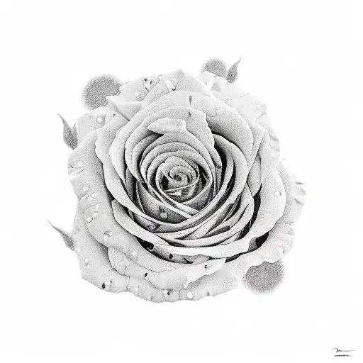leopard print and roses tattoo design idea
