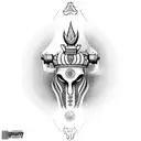 matru pitru devo bhav tattoo design idea