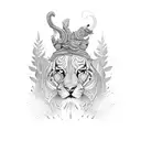 matru pitru devo bhav tattoo design idea
