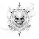 mercury tattoo design idea