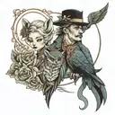 Ethan and anna  tattoo design idea