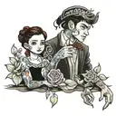 Ethan and anna  tattoo design idea