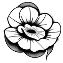 forget me not flower tattoo design idea