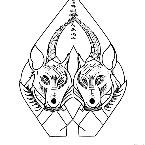 Matching tattoos for husband and wife inspired by their love for rebbit tattoo design idea