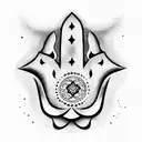 Hamsa Symbol tattoo design idea