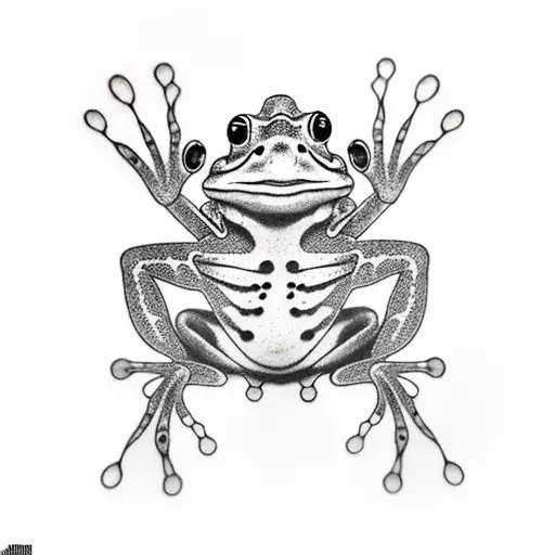 Ishikawa's frog on lilly pad tattoo design idea
