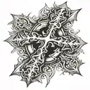 crusader cross tattoo tattoo design idea