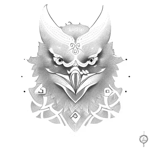 fibonacci sequence, crow, clock tattoo design idea