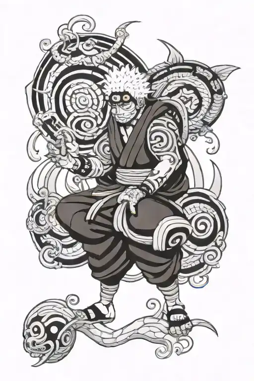 Obito Uchiha tattoo design idea