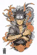 Obito Uchiha tattoo design idea