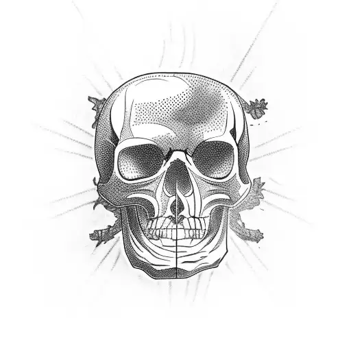 tattoo made by ai playing cards king skull tattoo design idea