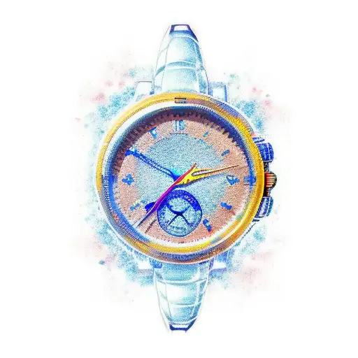 reloj de arena representando que el tiempo es oro tattoo design idea
