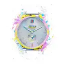 reloj de arena representando que el tiempo es oro tattoo design idea