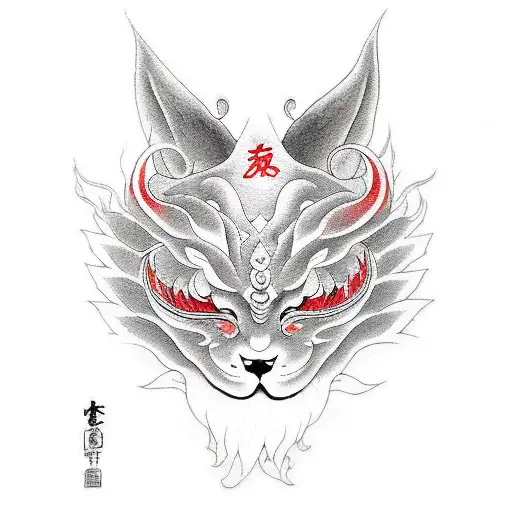 kurama tattoo design idea