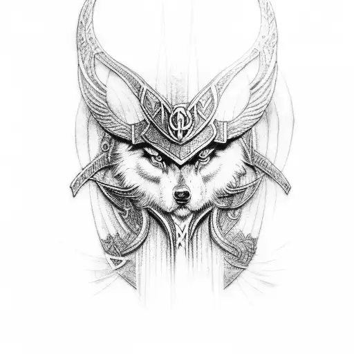 Norse God Freya tattoo design idea