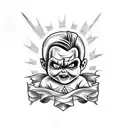 Chucky tattoo design idea