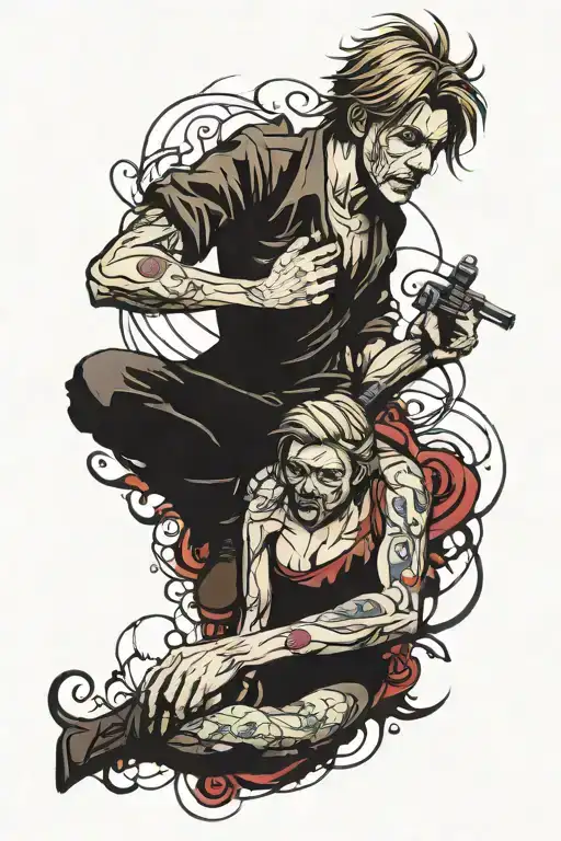 silent hill tattoo design idea