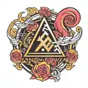 avicii symbol tattoo design idea