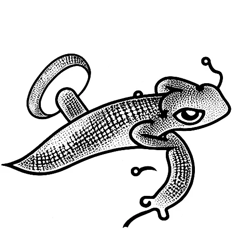 gecko tattoo design idea