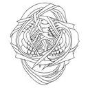 Spinal column tattoo design idea